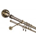 Twister antique brass ⌀25