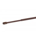 Rod for cafe curtains brown