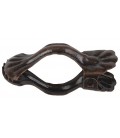 Cafe curtain clip brown