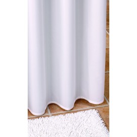 Simple Weiss Shower curtain 180X200