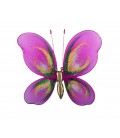 Декоративная бабочка фиолетовая